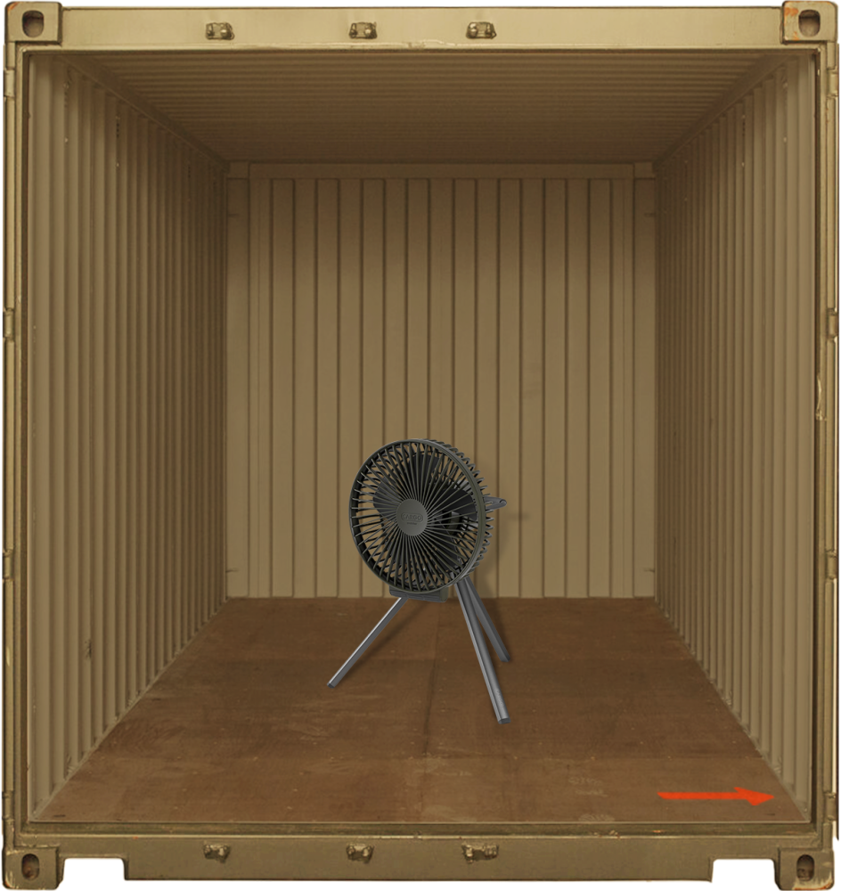 CARGO MULTI FAN 隨行風扇含收納盒(灰色)