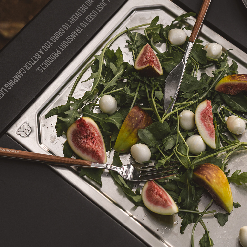 (預購)CARGO 304不鏽鋼1單位料理盤含收納袋