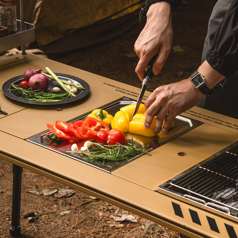 (預購)CARGO 304不鏽鋼1單位料理盤含收納袋